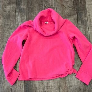 Girls Old Navy funnel-neck micro performance fleece sweatshirt like new.Orig $20